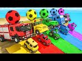 Baby Shark Wheels On The Bus Big Footballs And Large Trucks Baby Nursery Rhymes Kids Songs