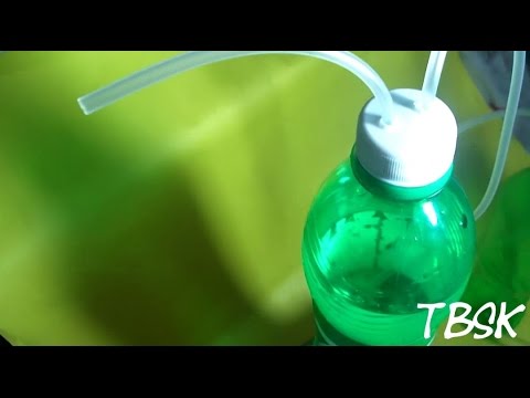 How to make an air pump for aquarium. uses no electricity