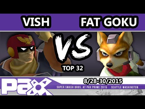 S@P - Fat Goku (Fox) Vs. 62bit | Vish (Captain Falcon) SSBM Top 32 - Smash Melee