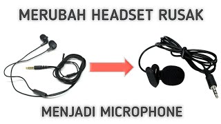 Download lagu How to Make a Mic from a Used Headset / One Side is Dead mp3