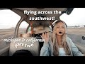 Flying Over the Desert & Mountains at 10,000 ft! Michigan to California Part 2
