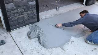 Fixing driveway cracks, height differences, and broken edges, using TF Structural Concrete Repair