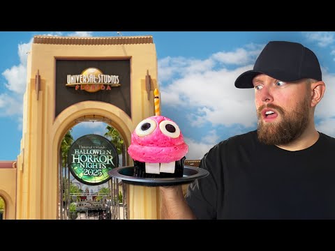 I Ate EVERYTHING at Halloween Horror Nights 2025!