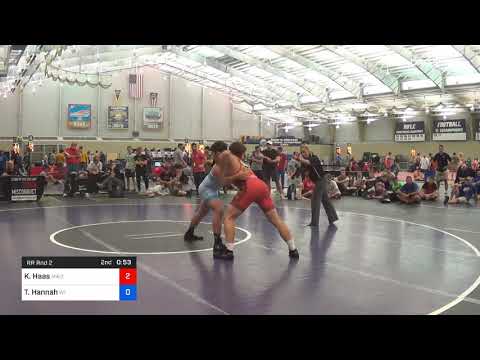 92 Kg Rr Rnd 2 Kyle Haas Maize Vs Tyler Hannah Team Wisconsin