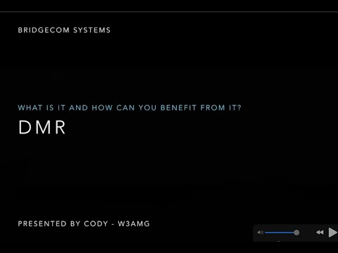 Introduction to DMR - MARC Basic Topics Meeting 7 April 2022
