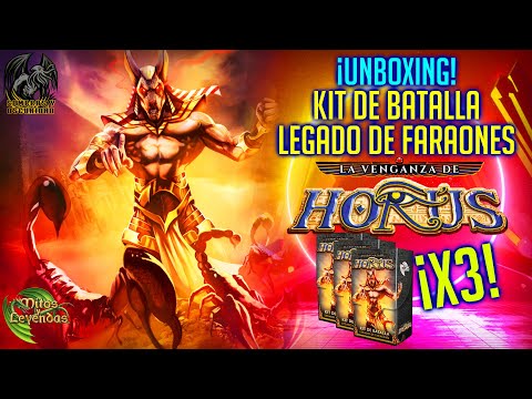 Unboxing! Kit de Batalla Legado de Faraones X3! de La Venganza de Horus! 𓂀 de #MitosYLeyendas #MYL #