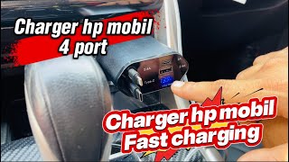 Charger HP Mobil Super Cepat! Gak Takut Baterai Low di Perjalanan