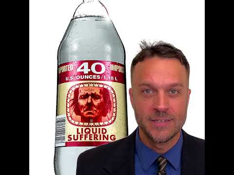 Liquid Suffering Natural Spring Water | Liquid Death Parody