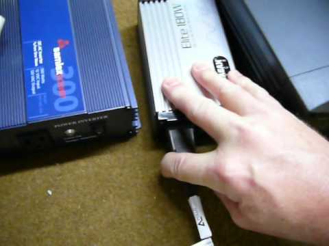 Wagan,Samlex, Xantrex, Chicago Electric 12v Inverter Test w/Craftsman Battery Charger