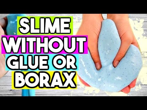 How to Make SLIME WITHOUT Glue OR Borax! 2 Ways Easy...