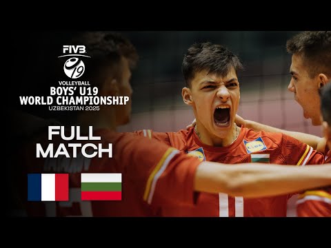 France vs. Bulgaria - Pool B | Boys' U19 World Champs 2025 - Full Match