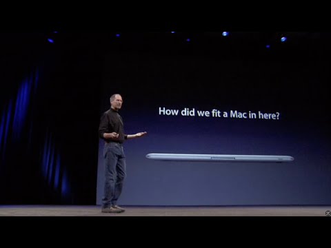 Macworld 2008: Steve Jobs introduces the original MacBook Air