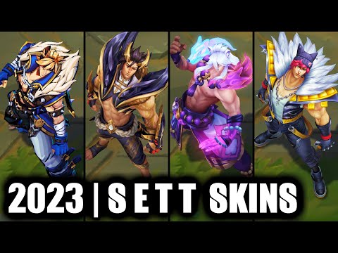 ALL SETT SKINS SPOTLIGHT 2023 - HEARTSTEEL Sett Newest Skin | League of Legends