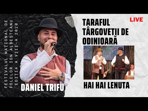 Daniel Trifu si Taraful Targovetii la Festivalul National de Folclor - Hai Hai Lenuta
