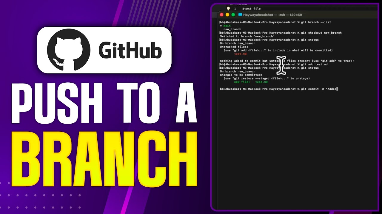 How To Push To A Branch On GitHub (2026 Updated Tutorial)