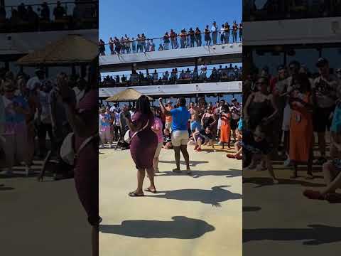 Thumbnail for Lido deck dance battle contest - contestant winner #cruise #cruiseline #cruisers @Carnival