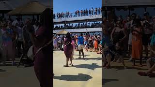 Lido deck dance battle contest - contestant winner #cruise #cruiseline #cruisers @Carnival