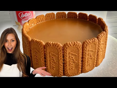 The Best No-Bake Salted Caramel Biscoff Cheesecake Recipe! Easy Tutorial