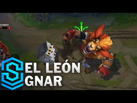 El Leon Gnar Skin Spotlight - Pre-Release - League of Legends