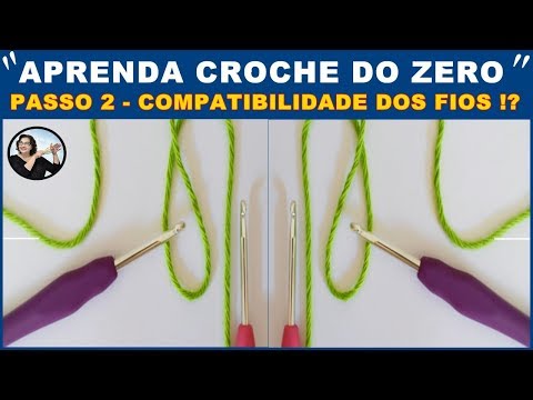 AULA DE CROCHÊ PARA INICIANTES - APRENDA CROCHÊ DO ZERO PASSO 2 - EDINIR CROCHE