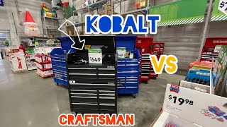 Kobalt vs Craftsman Tool Chest Lowe’s - Black Friday Season