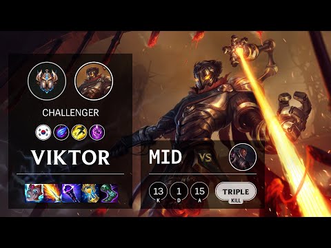 Viktor Mid vs Lucian - KR Challenger Patch 10.25b