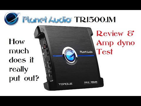 Planet Audio TR1500.1M amp dyno review from amazon or walmart car amplifier