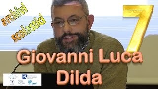 GIOVANNI LUCA DILDA - Convegno sugli archivi scolastici (7/8)