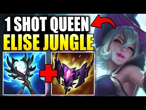 ELISE JUNGLE IS 100% WAY TOO STRONG RIGHT NOW! (YOU 1 SHOT ANYBODY)