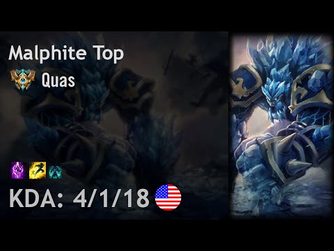 Malphite Top vs Rumble - Quas - NA Challenger Patch 6.19