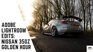 350Z Looks UNREAL in Golden Hour 🌅 | Lightroom Car Edit