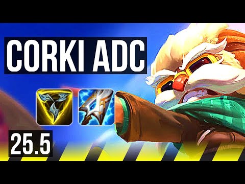 CORKI & Karma vs JHIN & Xerath (ADC) | Dominating | KR Diamond | 25.5