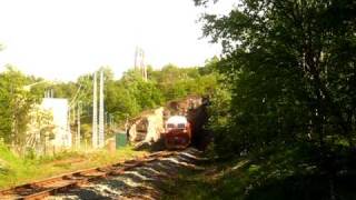 preview picture of video '[NSB] regiontog nr. 471 from Trondheim S. to Bodø passing Tjønndalen tunnel.'