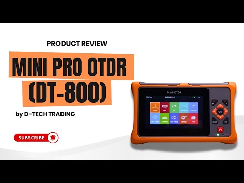 D-TECH OTDR-800 | 60–80km | 1 Year Warranty