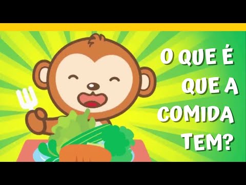 🥕🥗 🍉 O que é que a Comida tem? | Música Infantil Educativa | Animazoo Kids 🦁🐼🐵🦒🦜