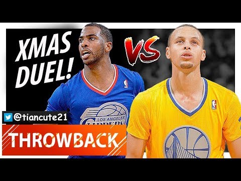 Throwback Stephen Curry vs Chris Paul XMAS Duel Highlights (2013.12.25) Clippers vs Warriors - SICK