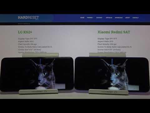 Display Comparison XIAOMI Redmi 9AT vs LG K62 Plus – Display Quality Test Head-to-Head