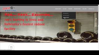 Joe's Karting - Website Walkthrough