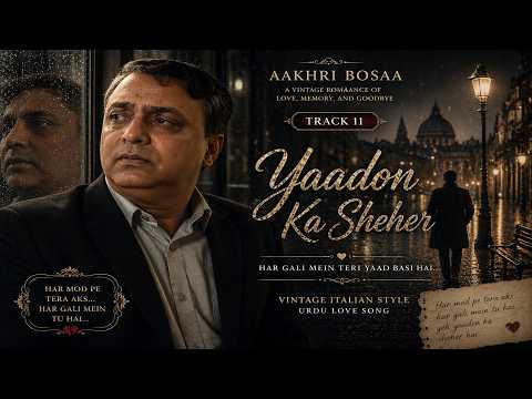 Yaadon Ka Sheher 💔 | Vintage Urdu Love Song 2026 | Aakhri Bosaa Album | Nostalgic Heartbreak Song