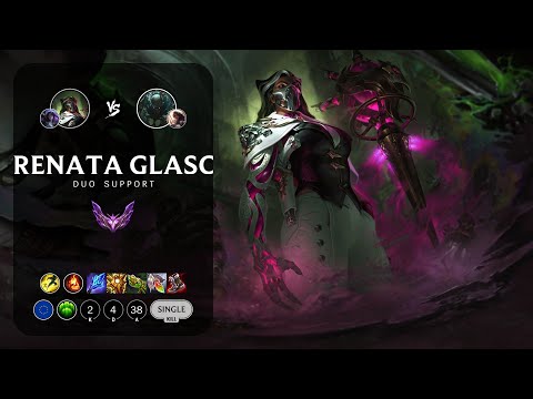 Renata Glasc Support vs Pyke - EUW Master Patch 12.23