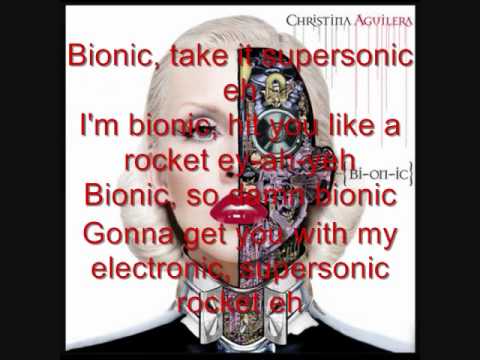 Bionic by Christina Aguilera (lyrics)