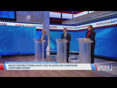 Illinois Democratic Senate hopefuls face off in debate - Part 1
