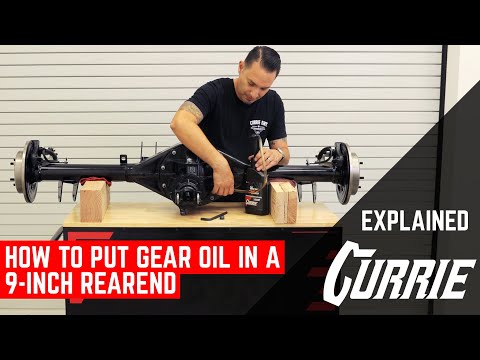 HOW TO PUT GEAR OIL IN A 9-INCH REAREND | EXPLAINED