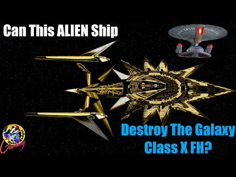 Aliens ATTACK Galaxy Class X From Hell - Star Trek Ship Battles - Bridge Commander