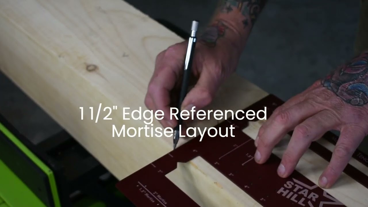 Mortise & Tenon Master - Edge Referenced Mortise Layout