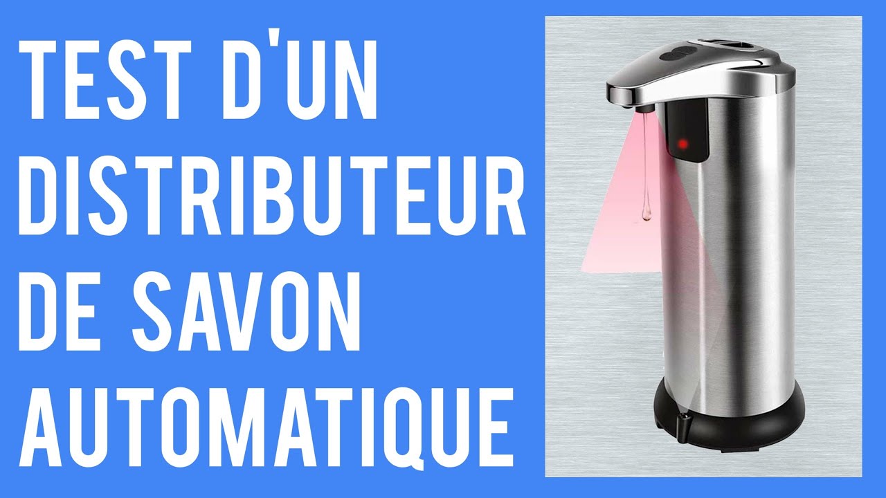 PRÉSENTATION D'UN DISTRIBUTEUR DE SAVON PRATIQUE! oui c'est spécial...