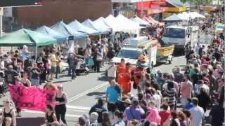 preview picture of video 'Spring into Corrimal 2012 - Parade, Crowning the King of Corrimal, Fun Rides'