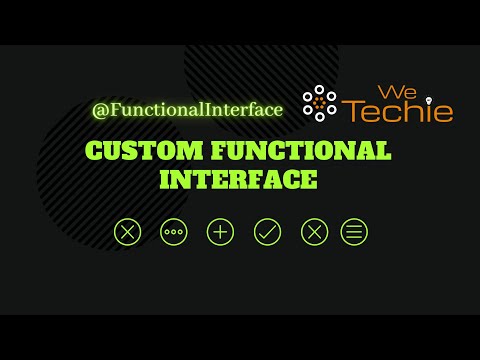 Custom Functional Interface | Java [ WeTechie ]