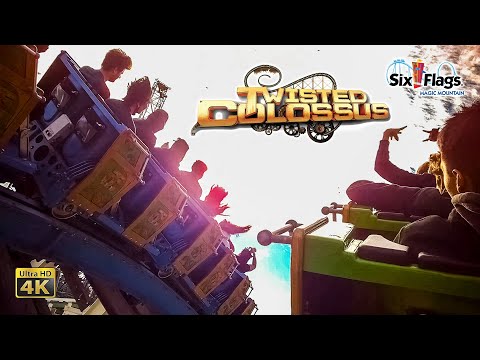 Back row point of view footage of Twisted Colossus