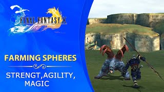 Final Fantasy X HD Remaster - Strengt,Agility and Magic Sphere 🟣 Farming